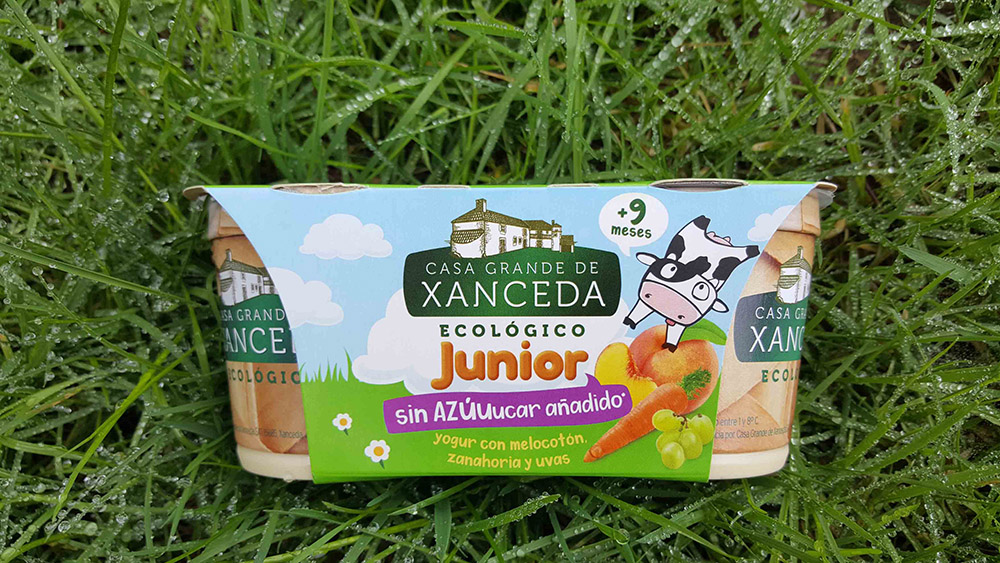 Yogur ecológico con fruta y verdura ¡y sin azúcar añadido! 